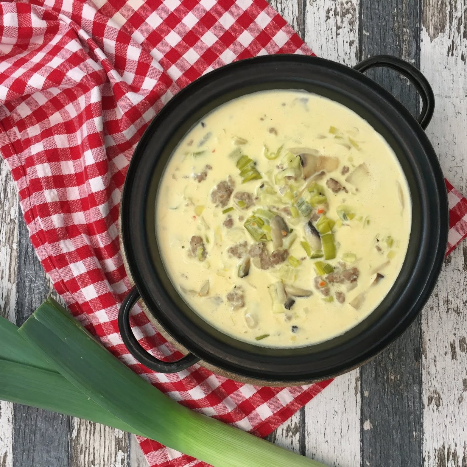 Nudeln mit Porree und Feta – Lanis Lecker Ecke