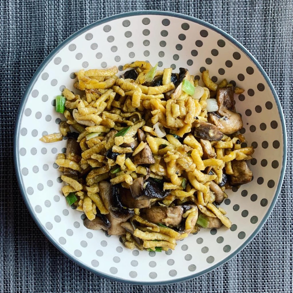 Spätzle-Pilz-Pfanne – Lanis Lecker Ecke